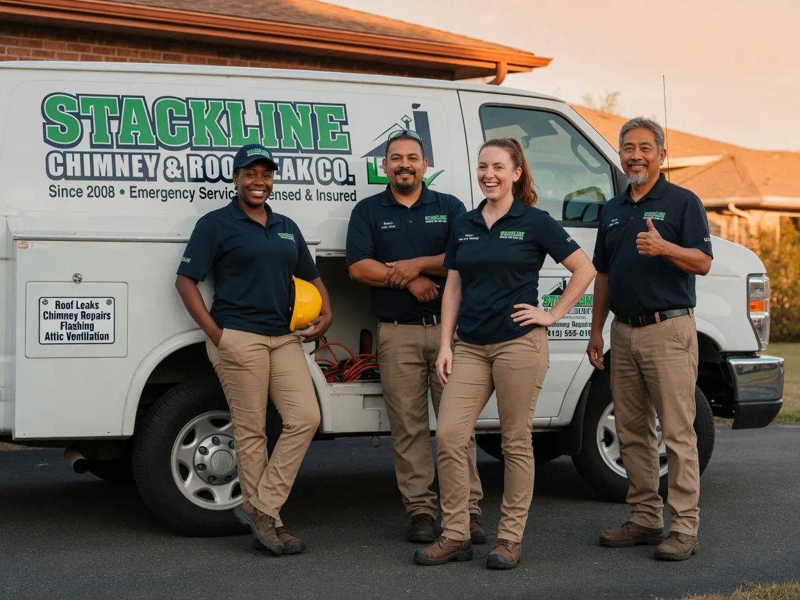 Chimney flashing repair company in Tolland, CT